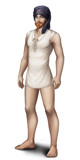 Oriental Explorer turban blackM.png