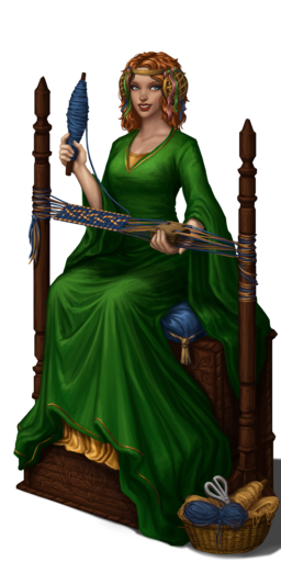 Weaver with braids by ElissaKarminakriaF.png