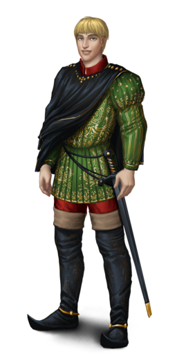 Honour of the Duellist Outfit greenM.png