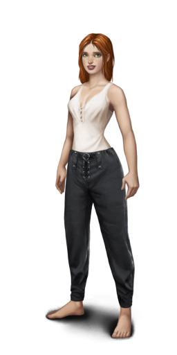 Alchemist's trousers blackF.png