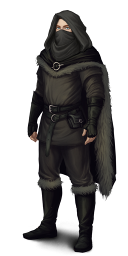 Night Fox outfit cloak+mask blackM.png